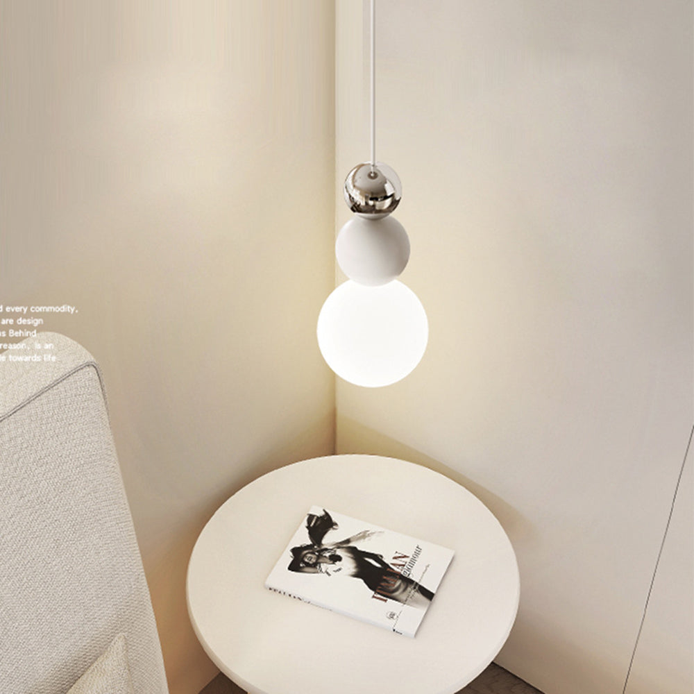 Valentina Moderno Bauhaus LED Vidrio Metal Lámpara Colgante Dormitorio