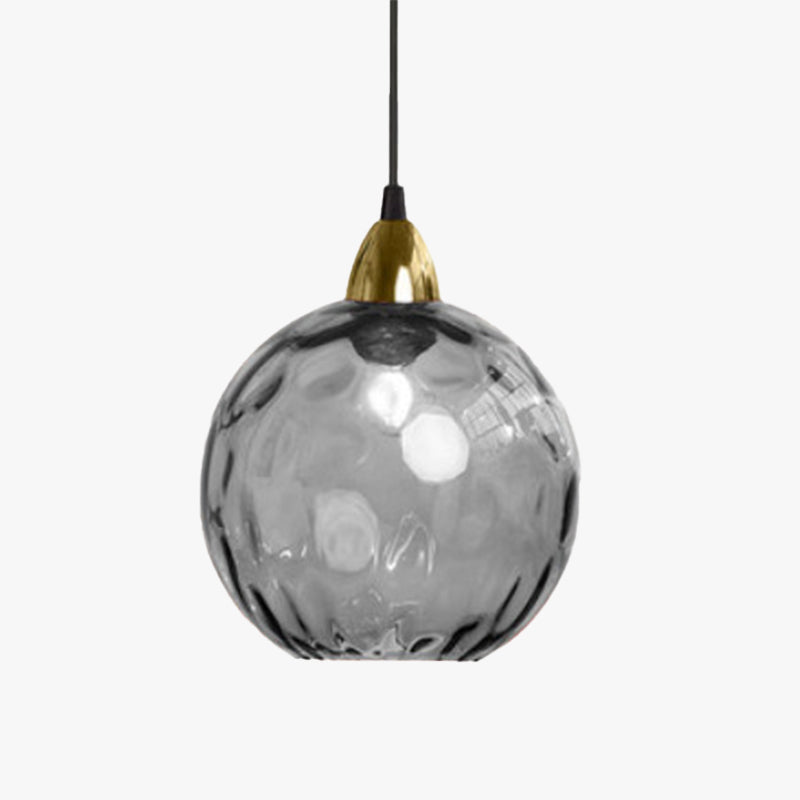 Valentina Moderna Globo Metal/Vidrio Lámpara Colgante Colores
