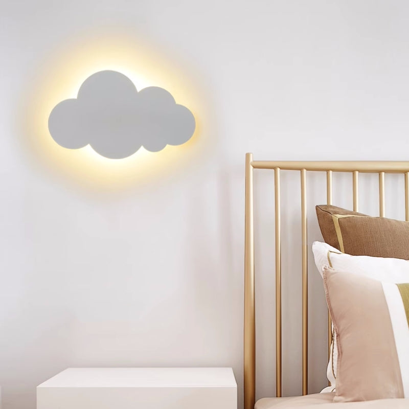 Valentina Lámpara de Pared Moderna Minimalista en Forma de Nube Blanco/Azul/Rosa