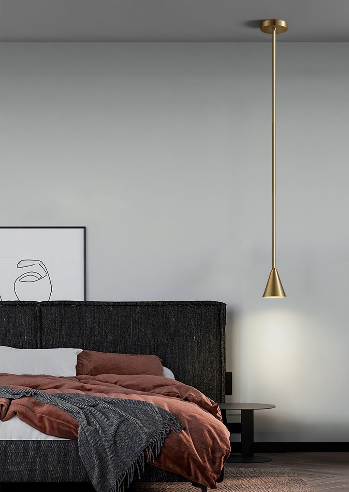 Conica Brass Pendant Light - Letslighting