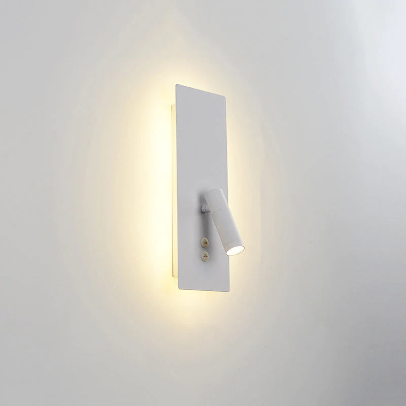 Ray Minimalita Foco Aplique de Pared Dorado/Negro/Blanco