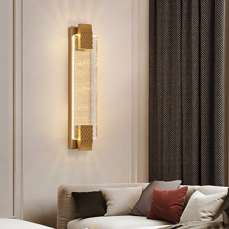 Arisha Moderno Aplique De Pared Interior Metal/Vidrio Salón/Comedor