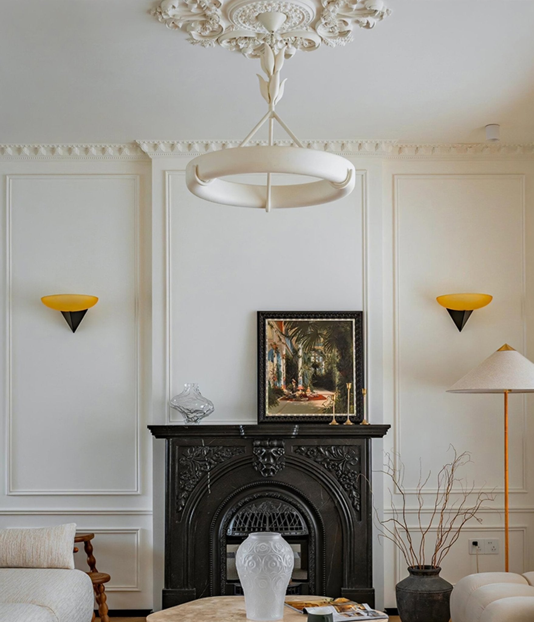 Tinsley Plaster Chandelier - Letslighting