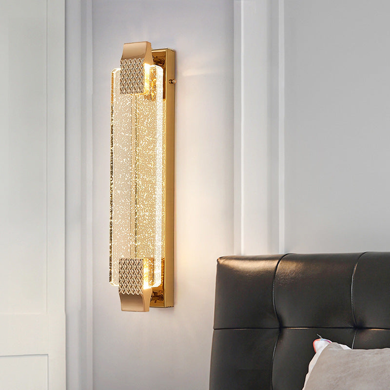 Arisha Moderno Aplique De Pared Interior Metal/Vidrio Salón/Comedor