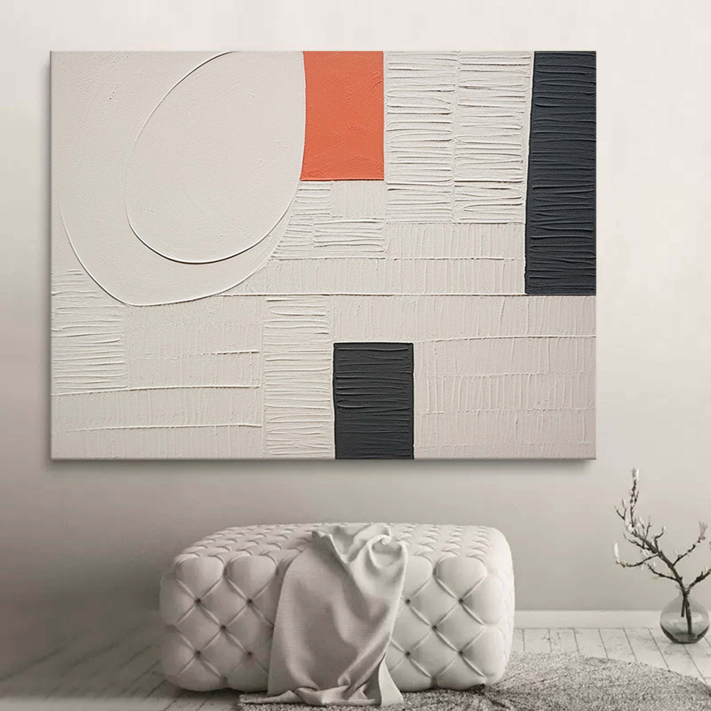Terra Arte en Yeso Arte Mural con Textura - Letslighting