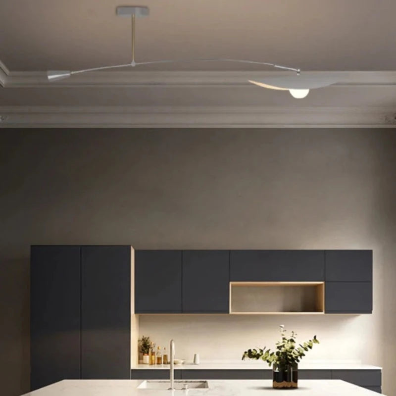 Arisha Moderna Minimalista Diseño Lámpara Colgante Metal Negra