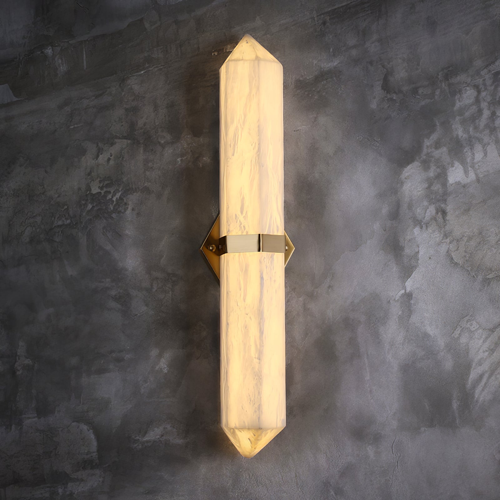Alabaster Obelisk Wall Sconce - Letslighting