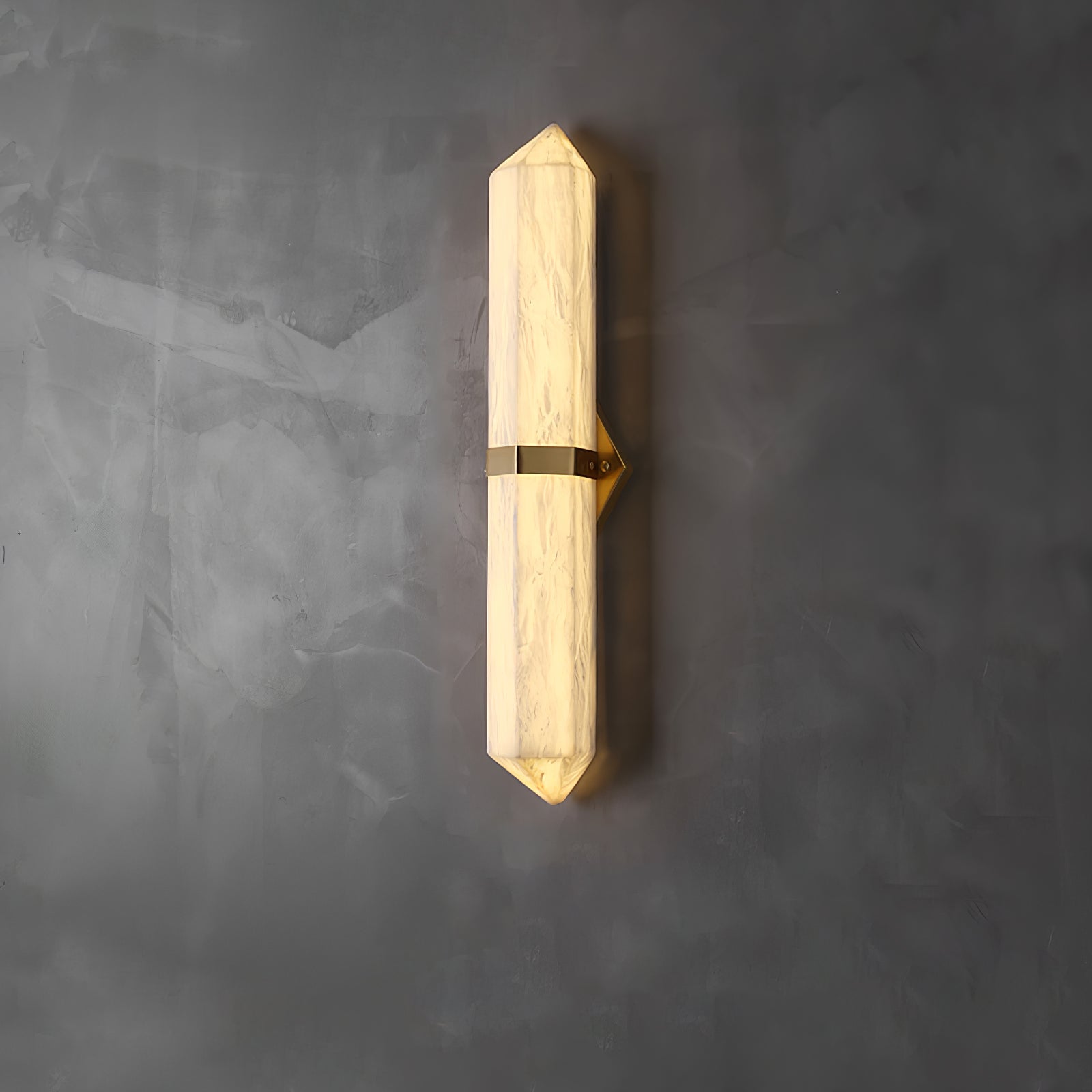 Alabaster Obelisk Wall Sconce - Letslighting