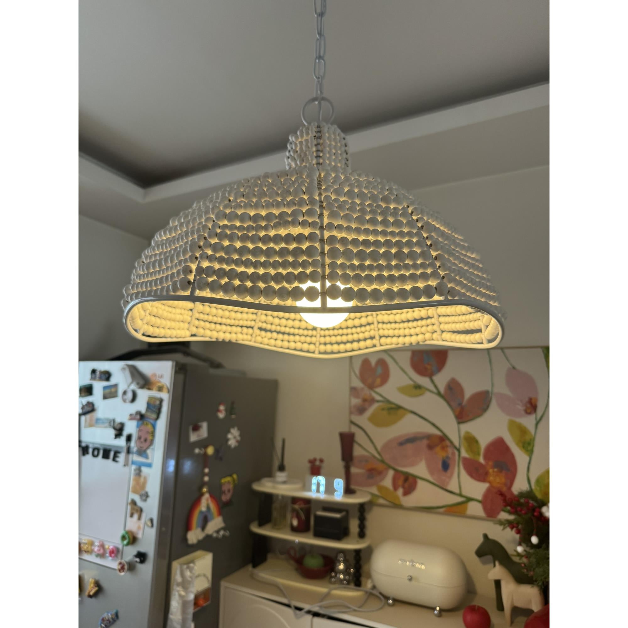 Veliraris Postmodern Luxury Metal Wood Pendant Lamp - Lamp Copper