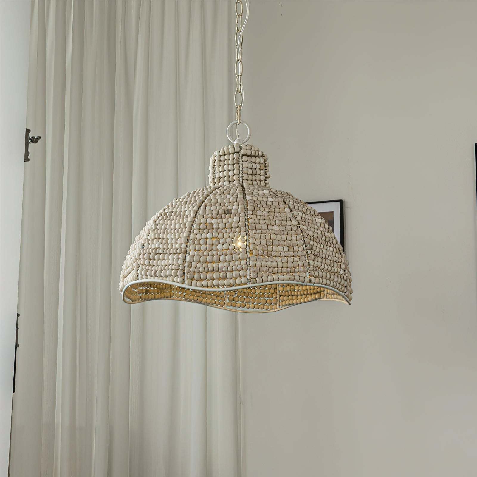Veliraris Postmodern Luxury Metal Wood Pendant Lamp - Lamp Copper
