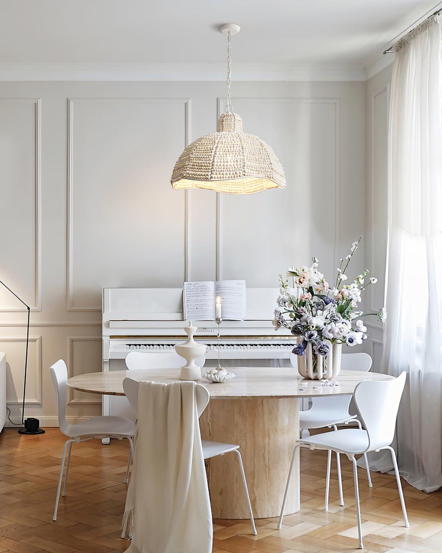 Obispo Wood Beads Pendant Lamp - Letslighting