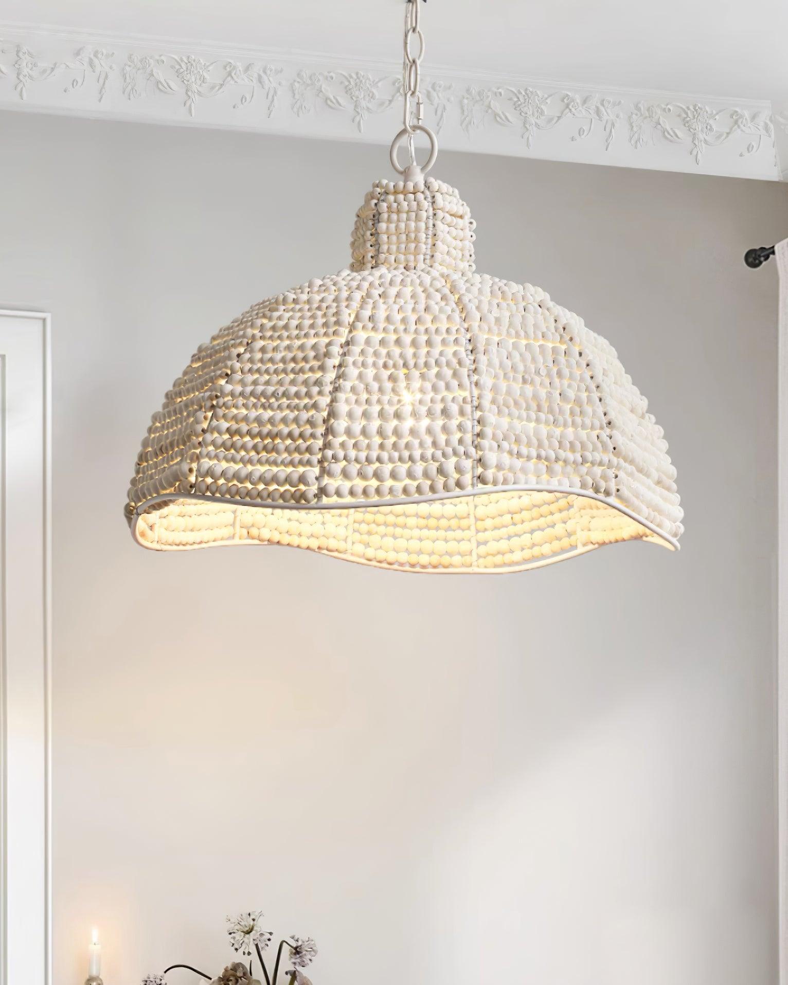 Obispo Wood Beads Pendant Lamp - Letslighting