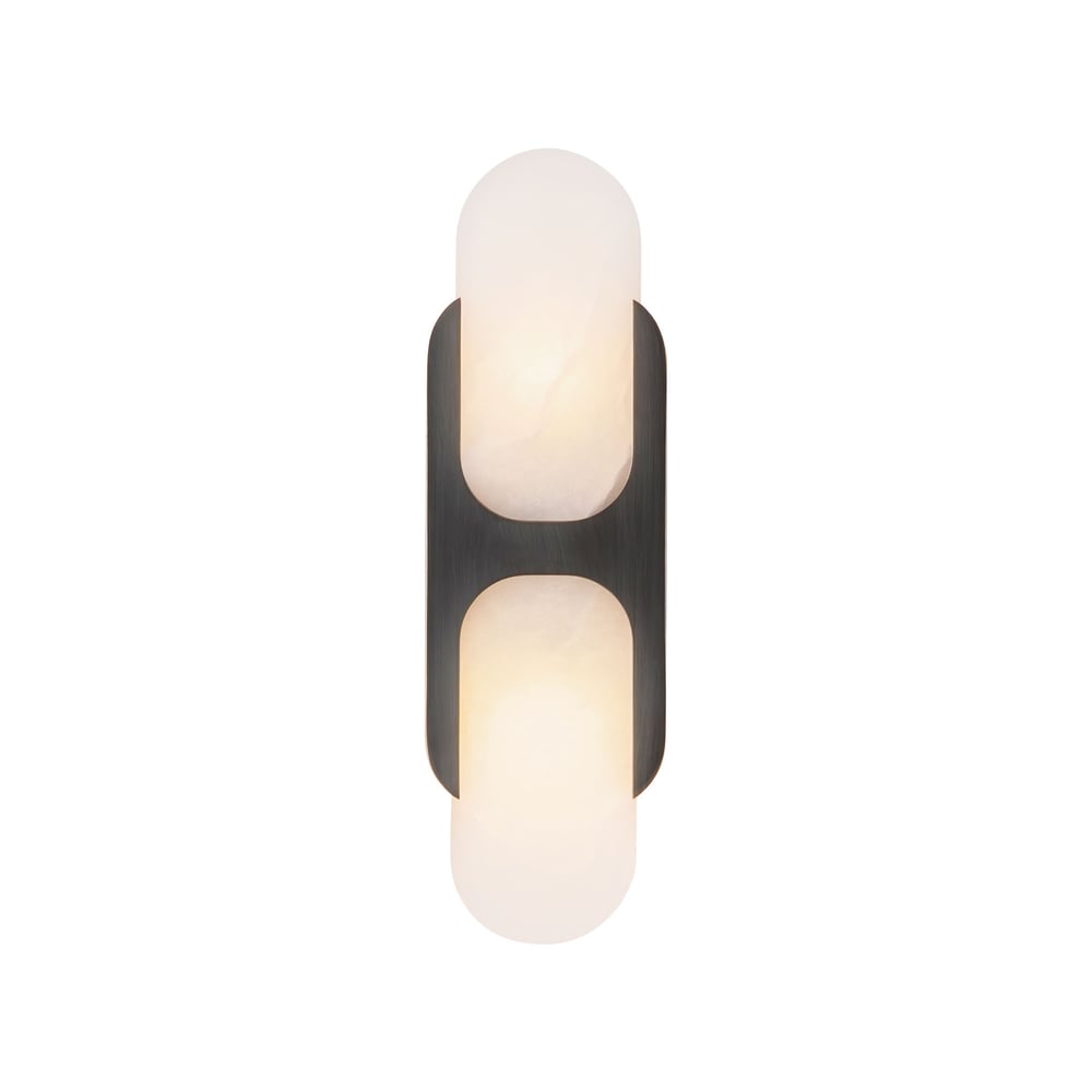 Ulthaora Double Globe Alabaster Wall Light - Letslighting