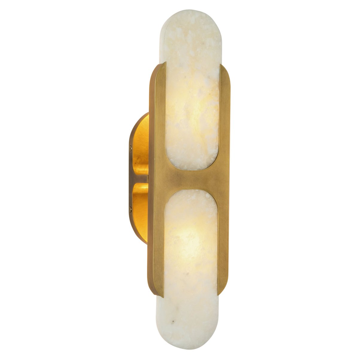 Ulthaora Double Globe Alabaster Wall Light - Letslighting