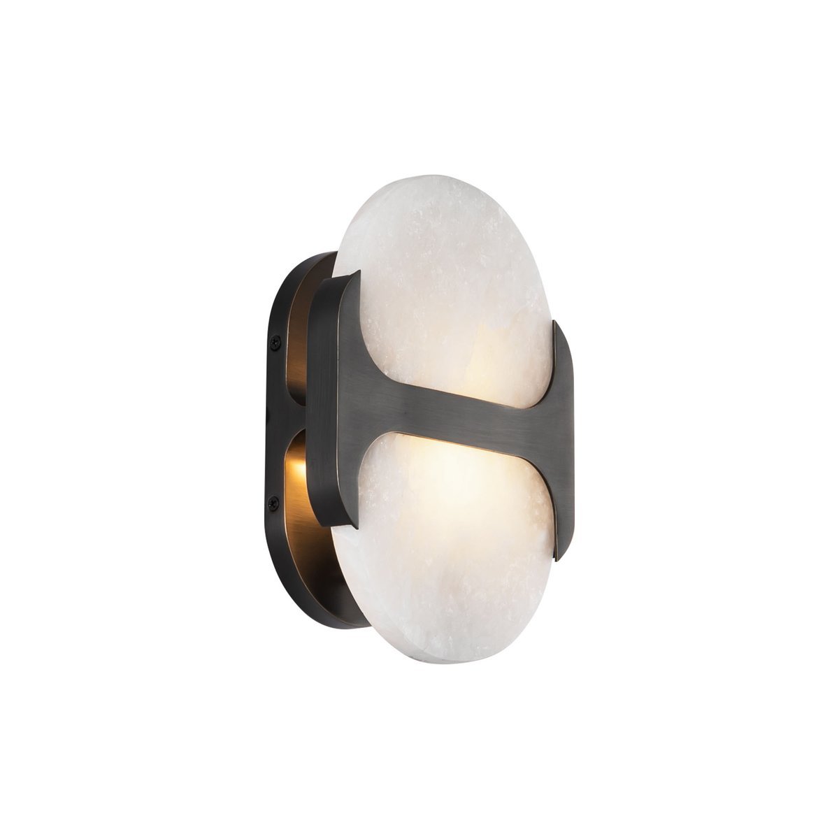 Ulthaora Double Globe Alabaster Wall Light - Letslighting