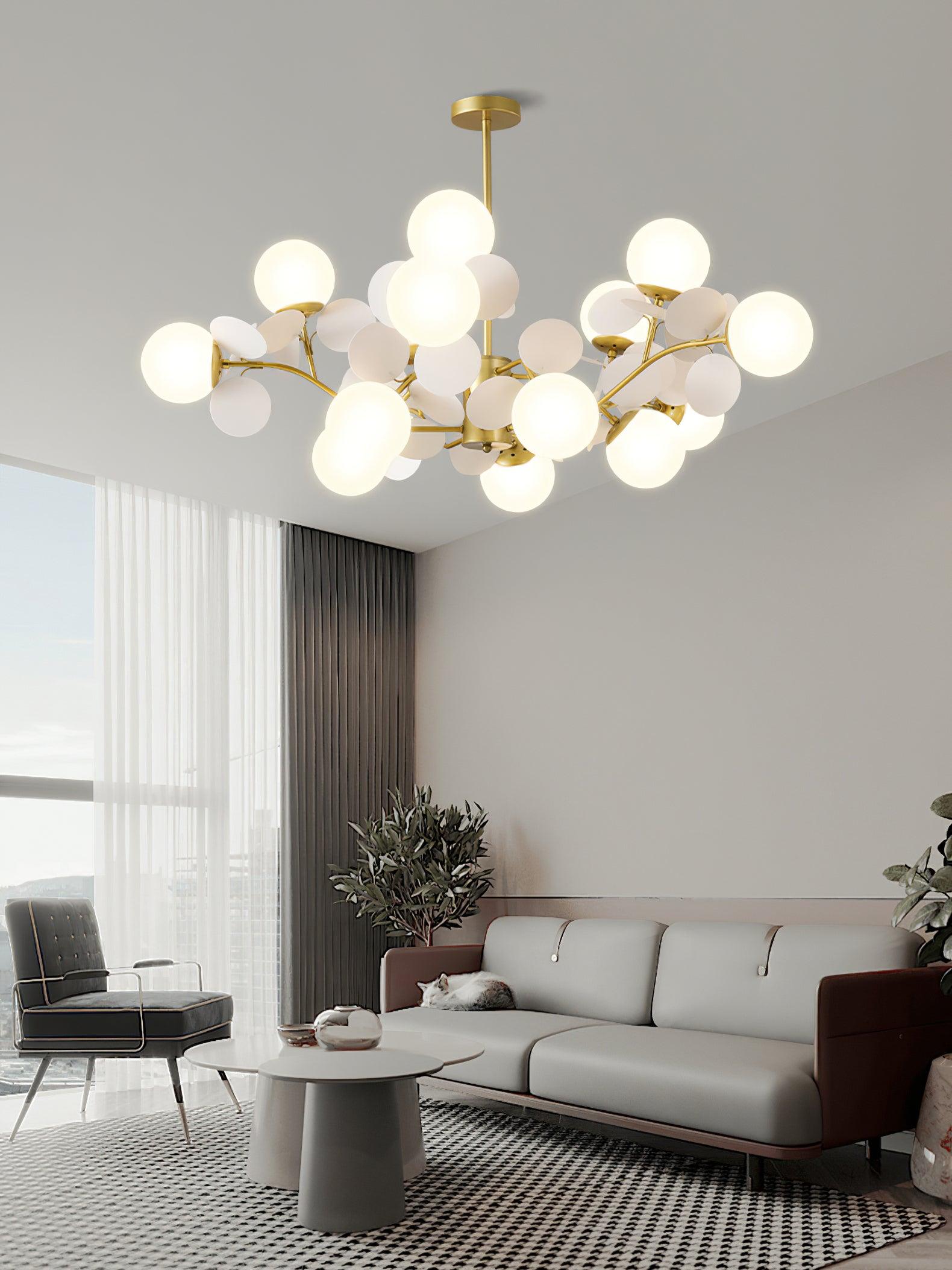 Off White Tree Chandelier - Letslighting