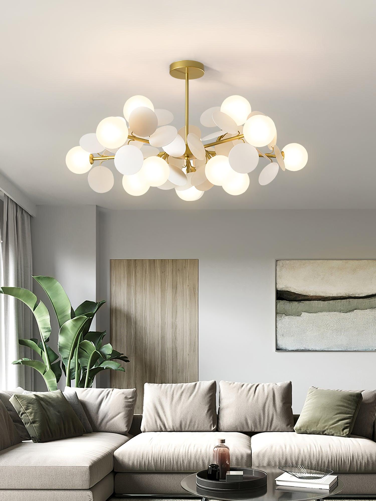 Off White Tree Chandelier - Letslighting