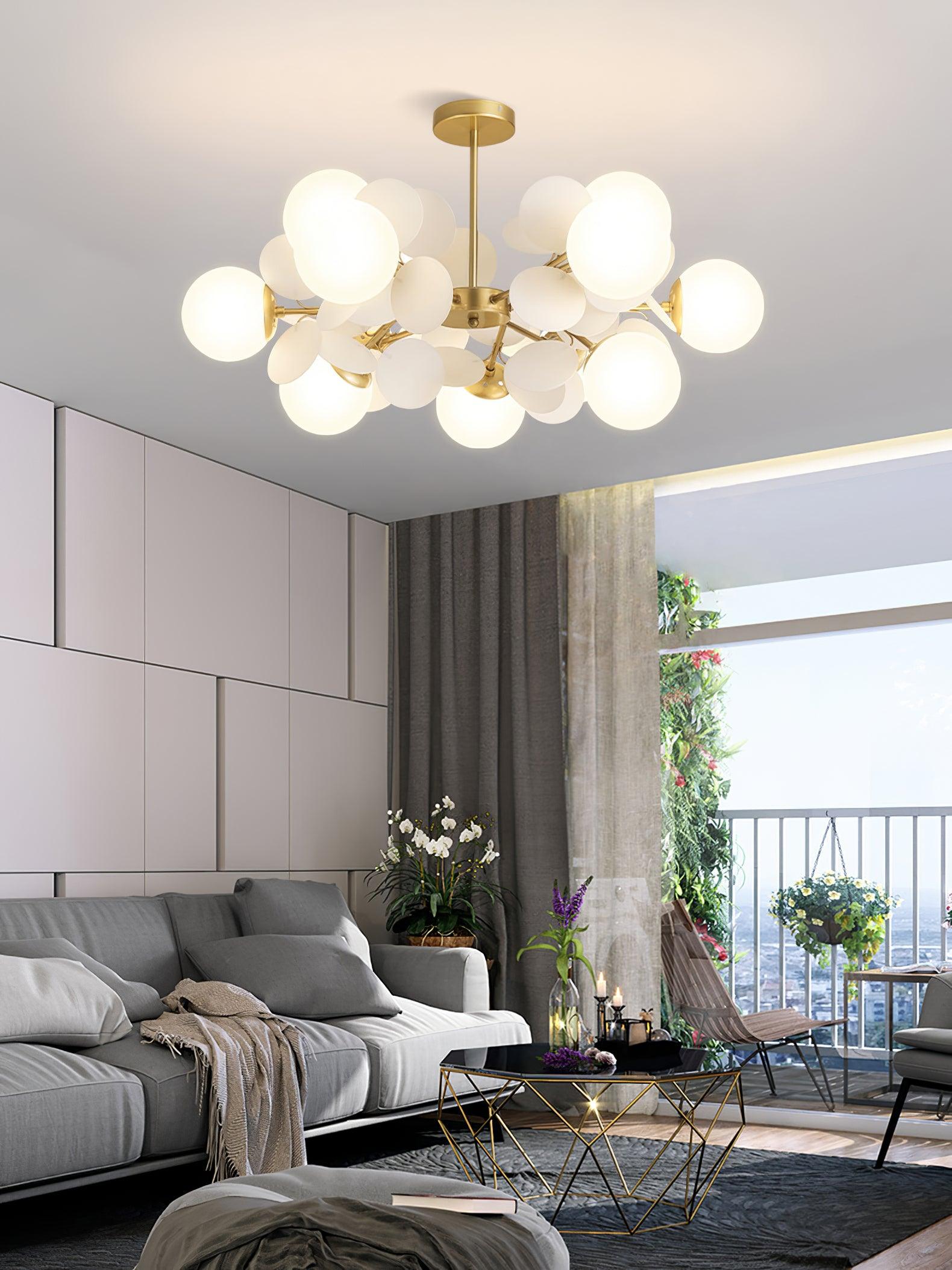 Off White Tree Chandelier - Letslighting
