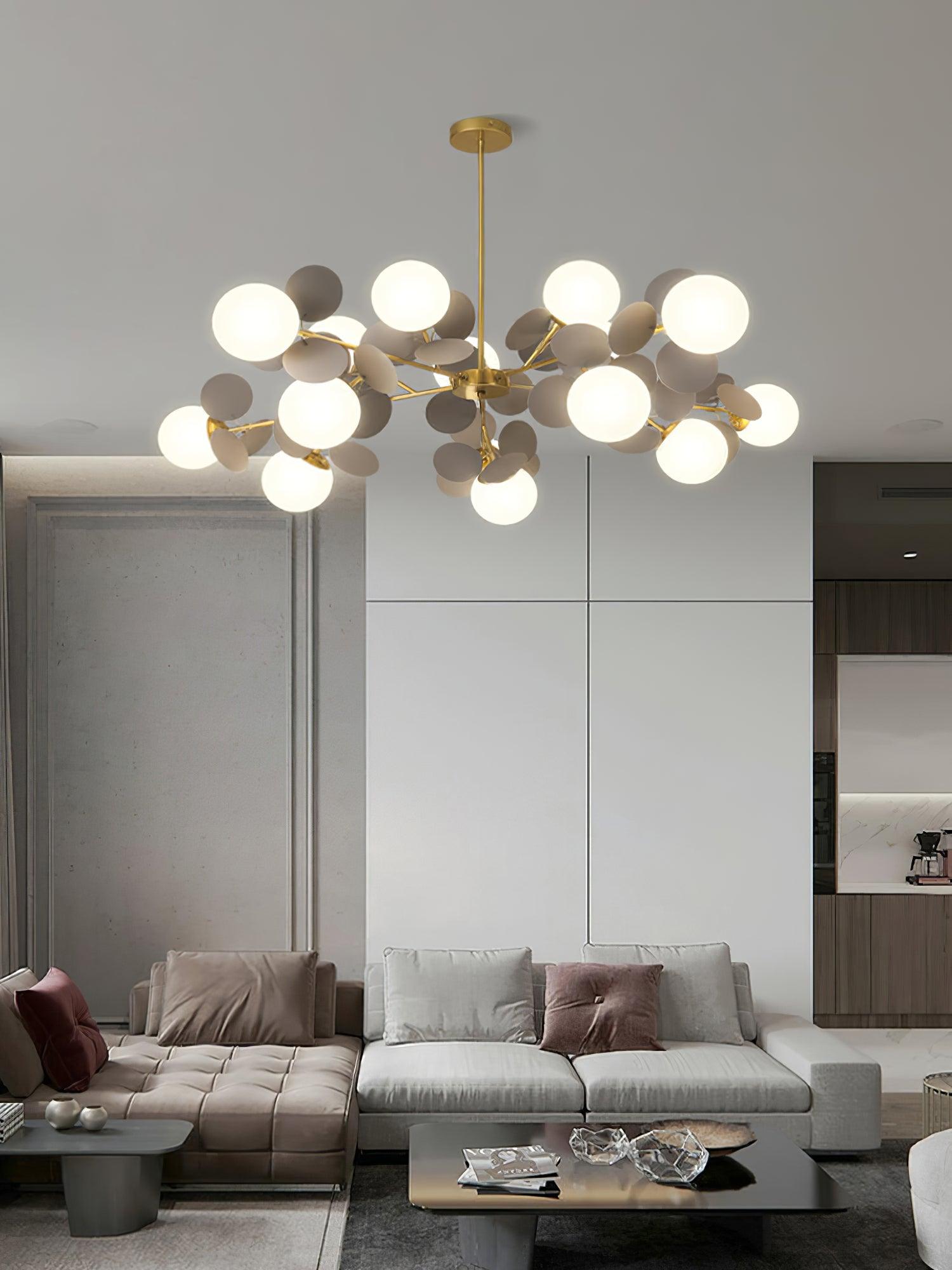 Off White Tree Chandelier - Letslighting