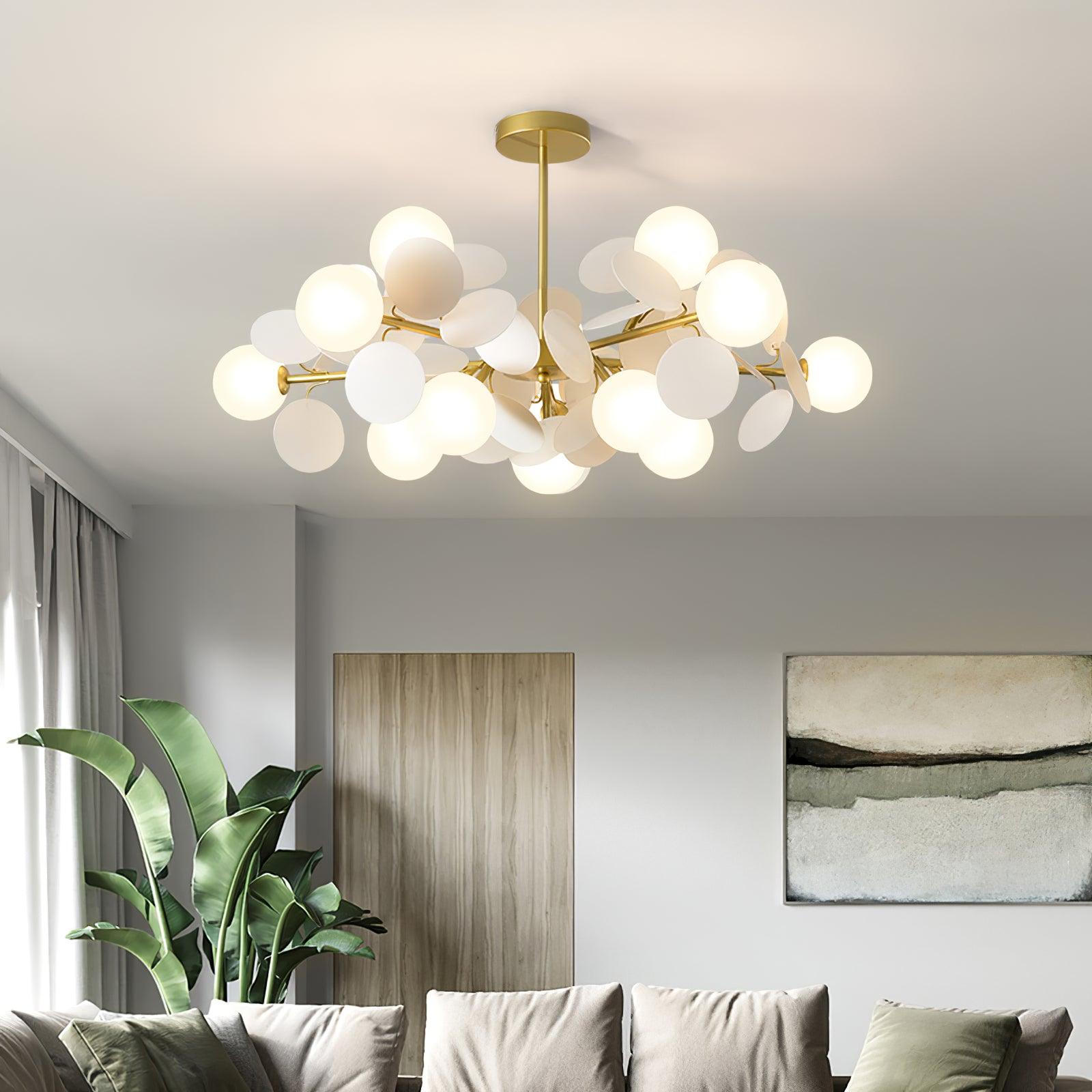 Off White Tree Chandelier - Letslighting