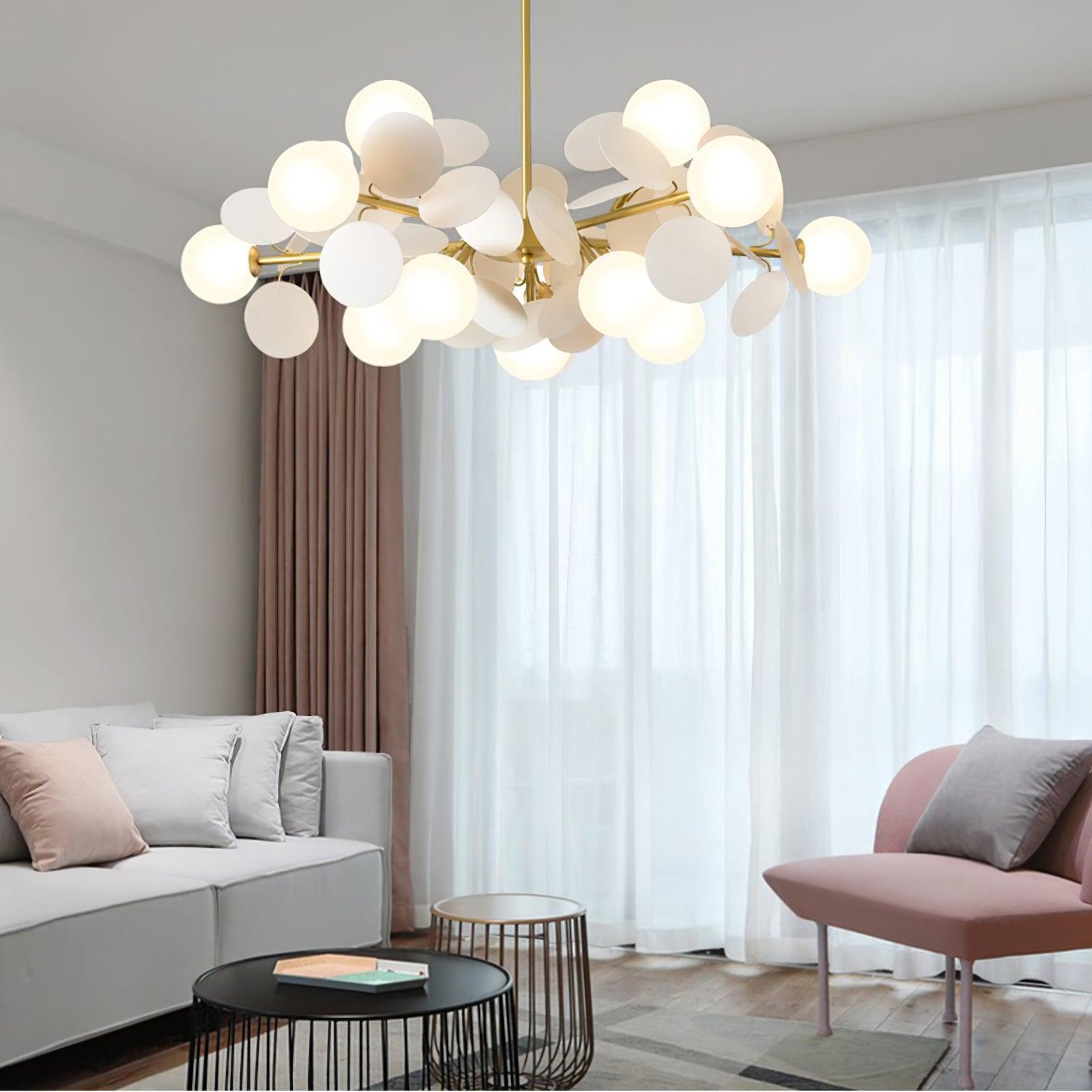 Off White Tree Chandelier - Letslighting