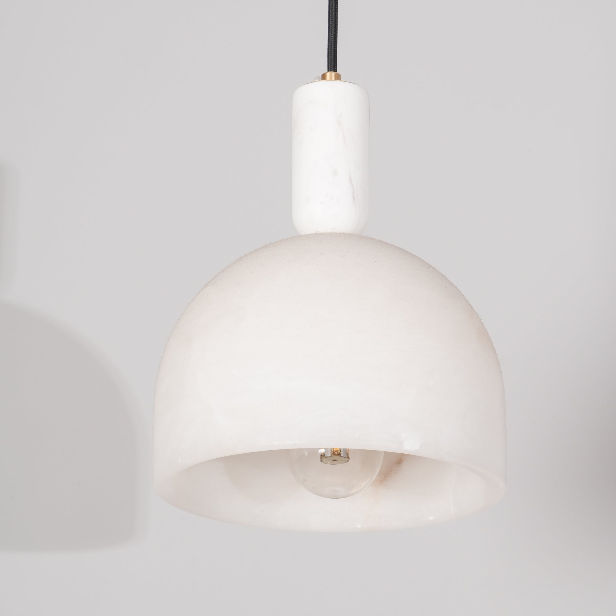 Ulcaris Modern Minimalist Alabaster Pendnat Light - Lamp Copper