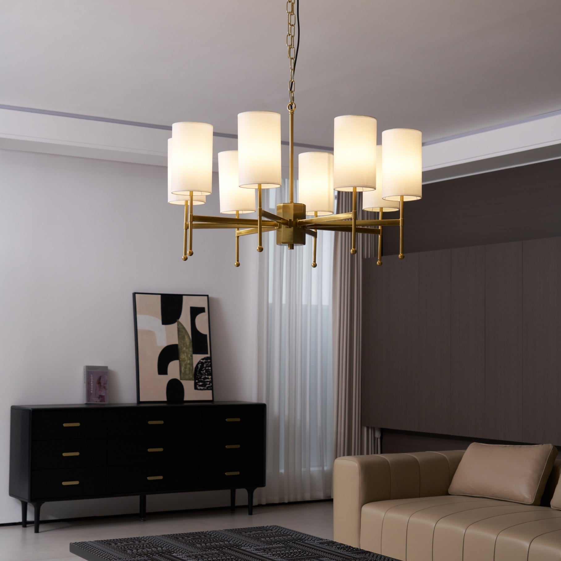 Brilliancess Brass Chandelier - Letslighting