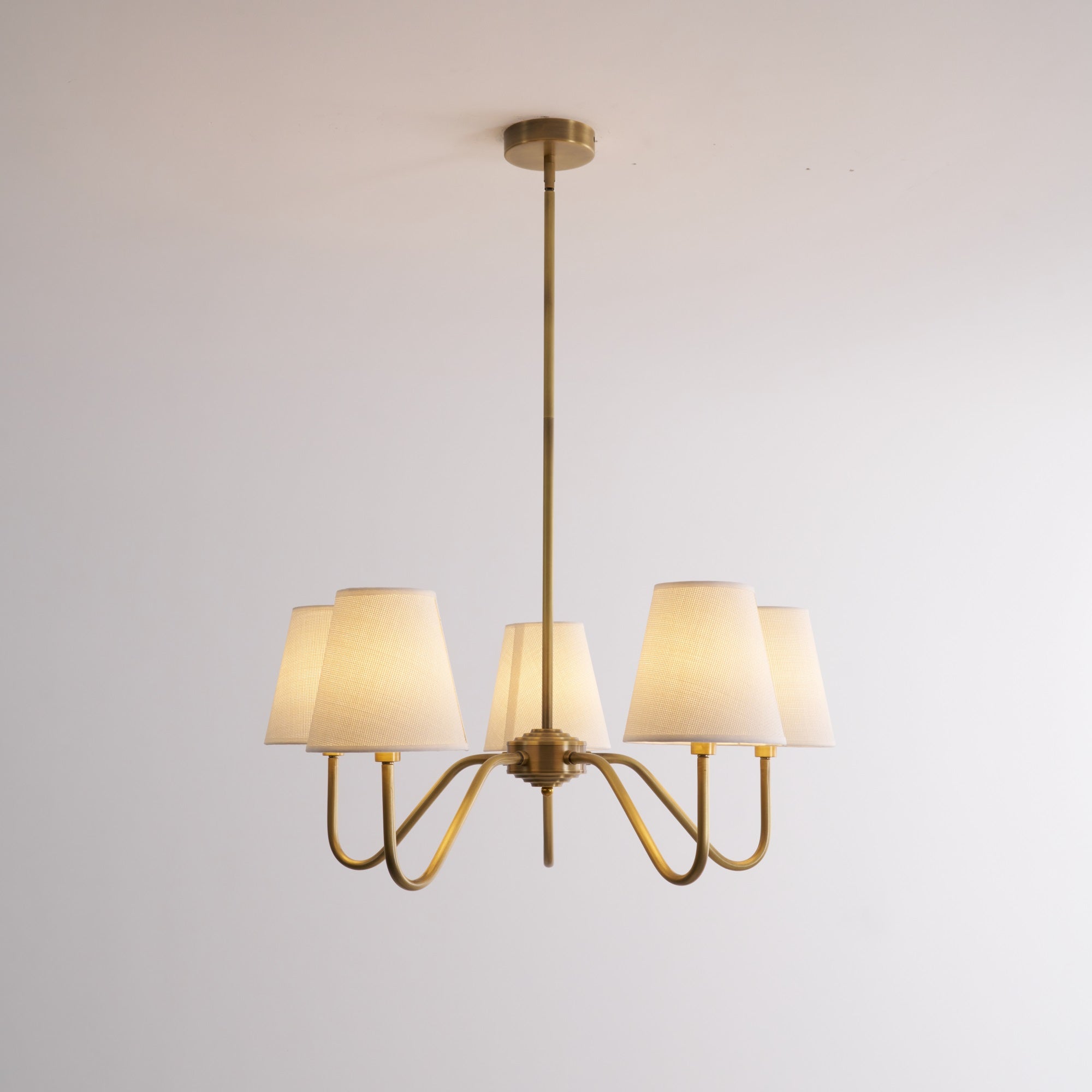 Opaluxe Brass Chandelier - Letslighting
