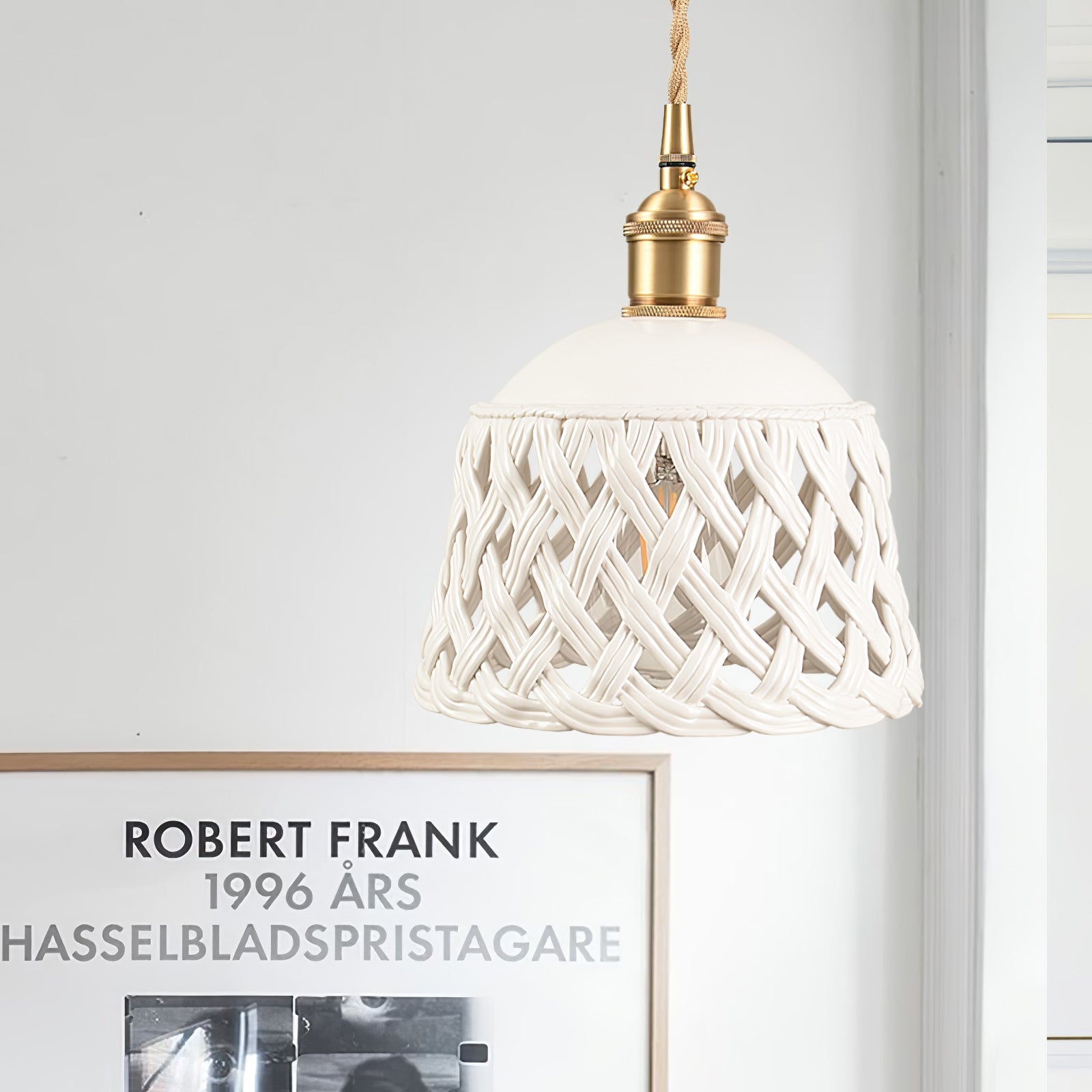 Openwork Ceramic Pendant Lamp - Letslighting