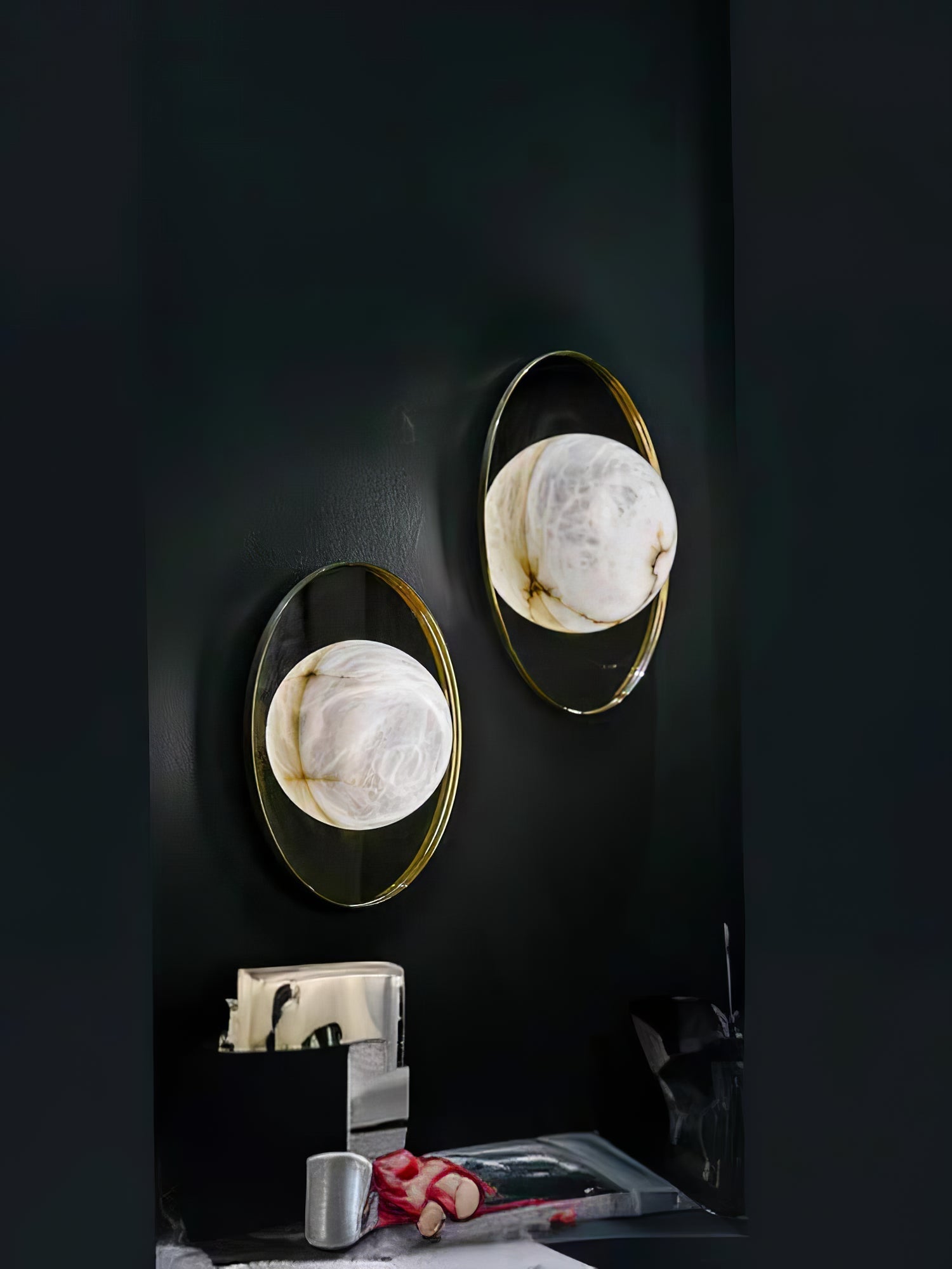 Lyra Modern Alabaster Wall Light - Letslighting