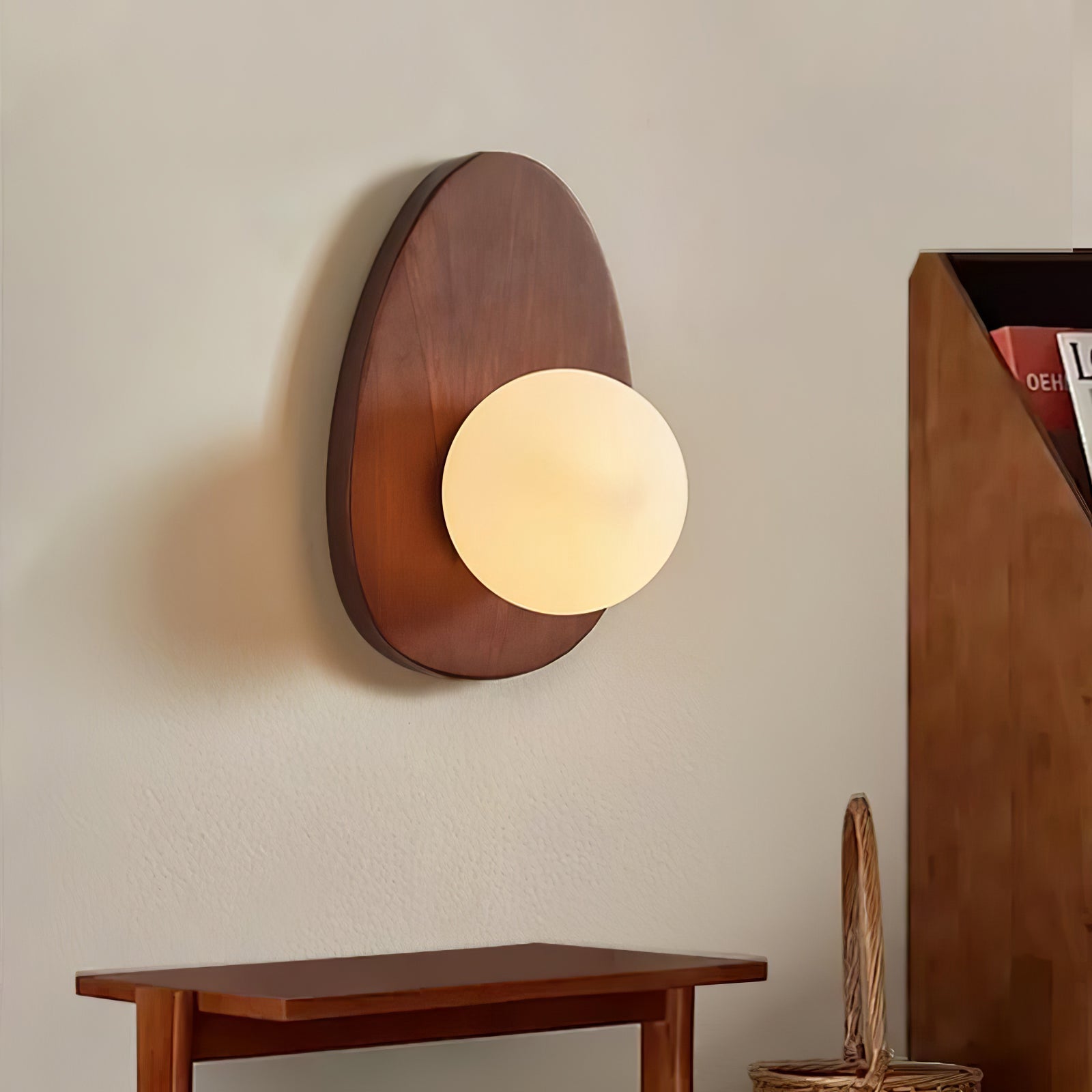 Orba Walnut Wall Lamp - Letslighting