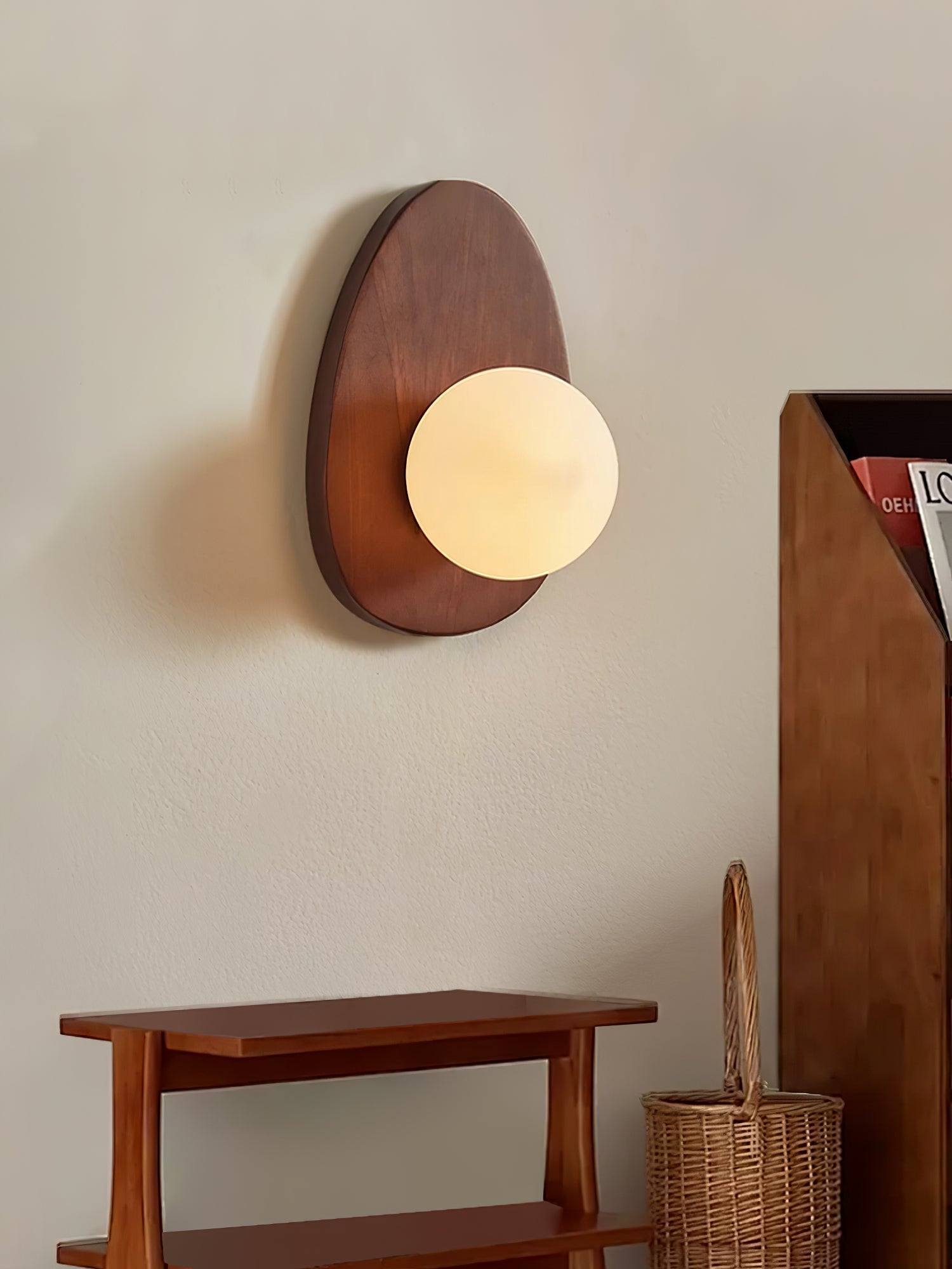 Orba Walnut Wall Lamp - Letslighting