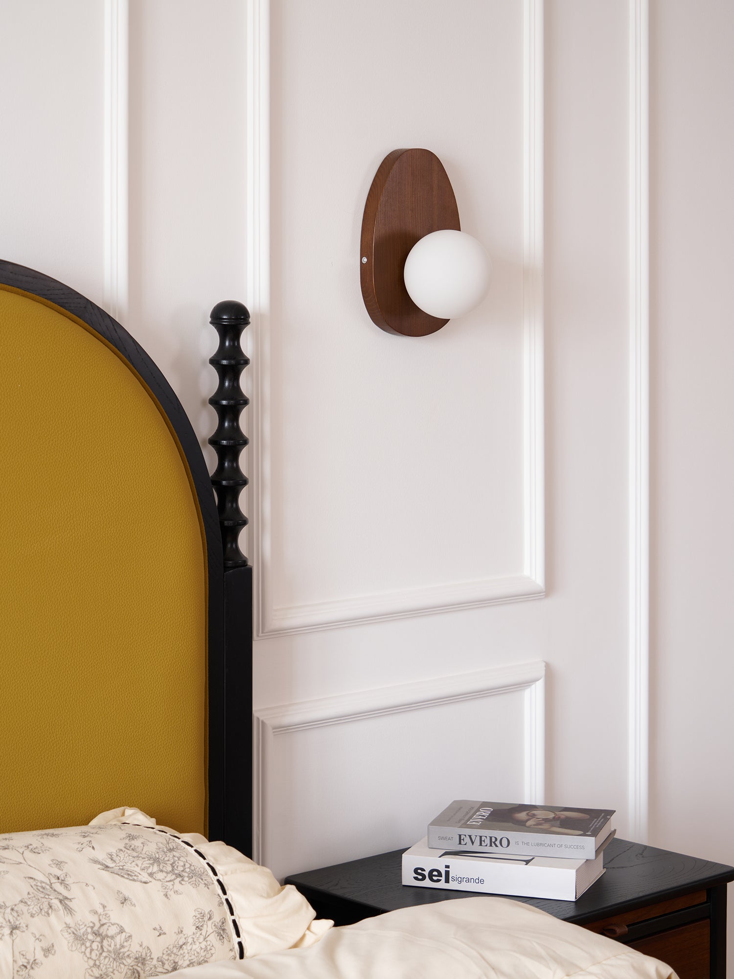 Orba Walnut Wall Lamp - Letslighting
