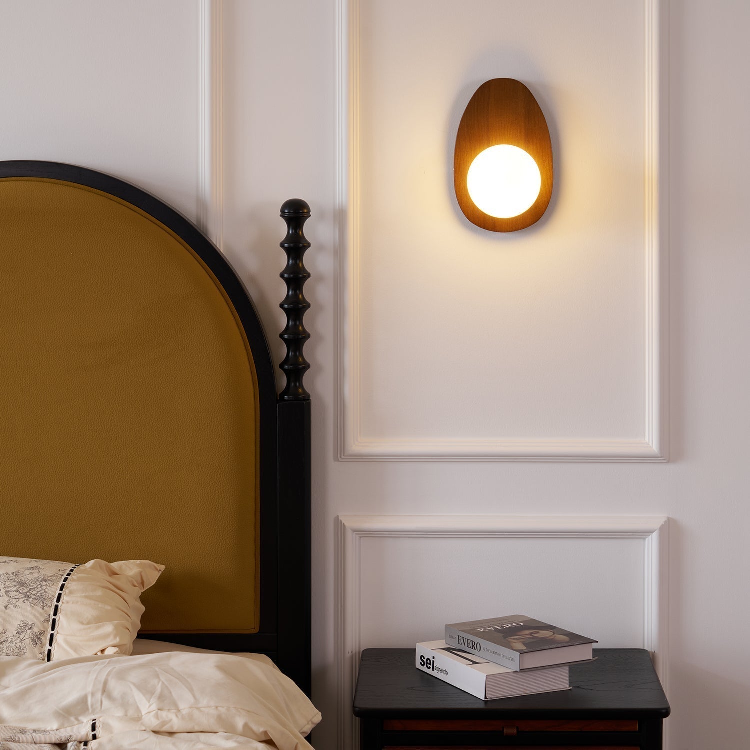 Orba Walnut Wall Lamp - Letslighting