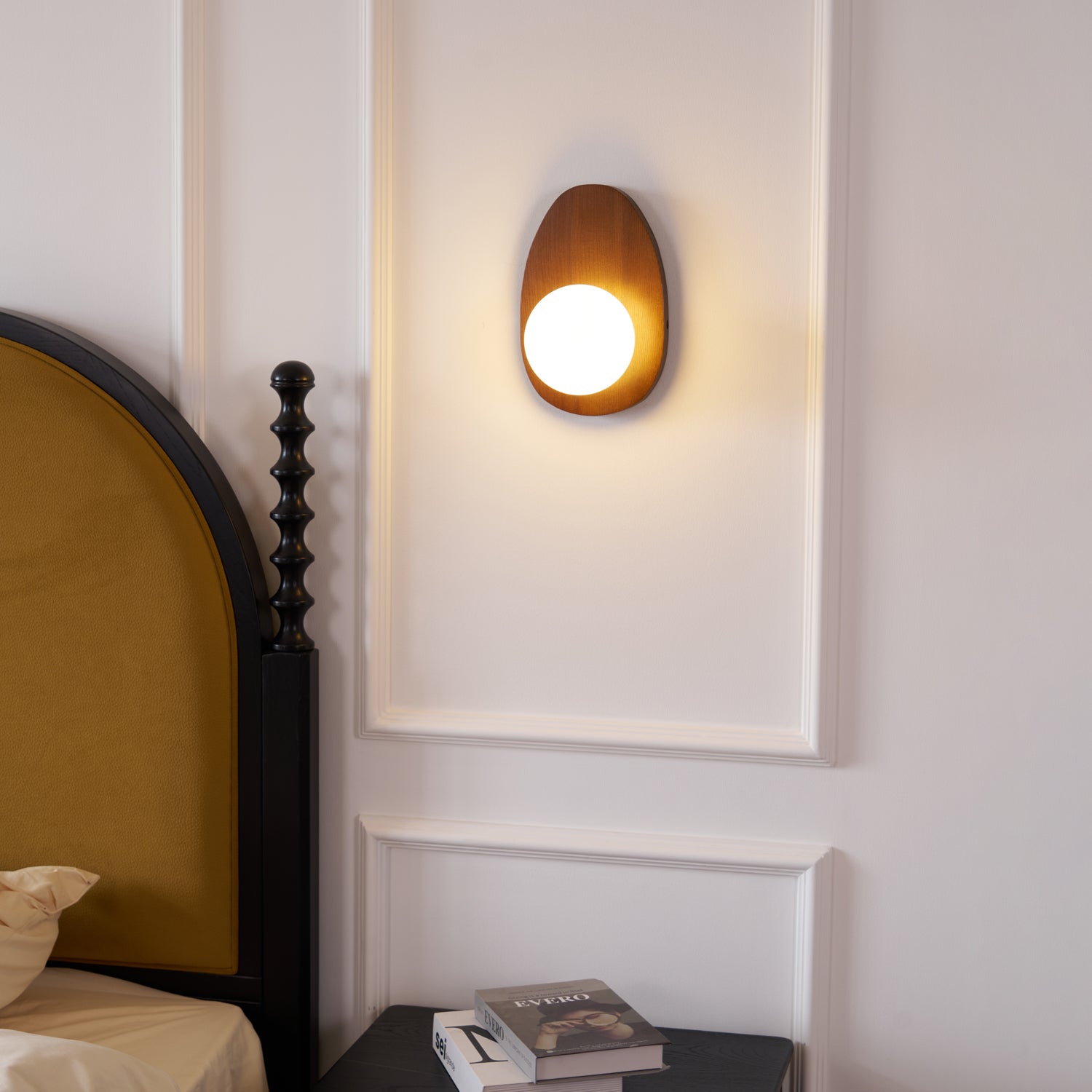 Orba Walnut Wall Lamp - Letslighting