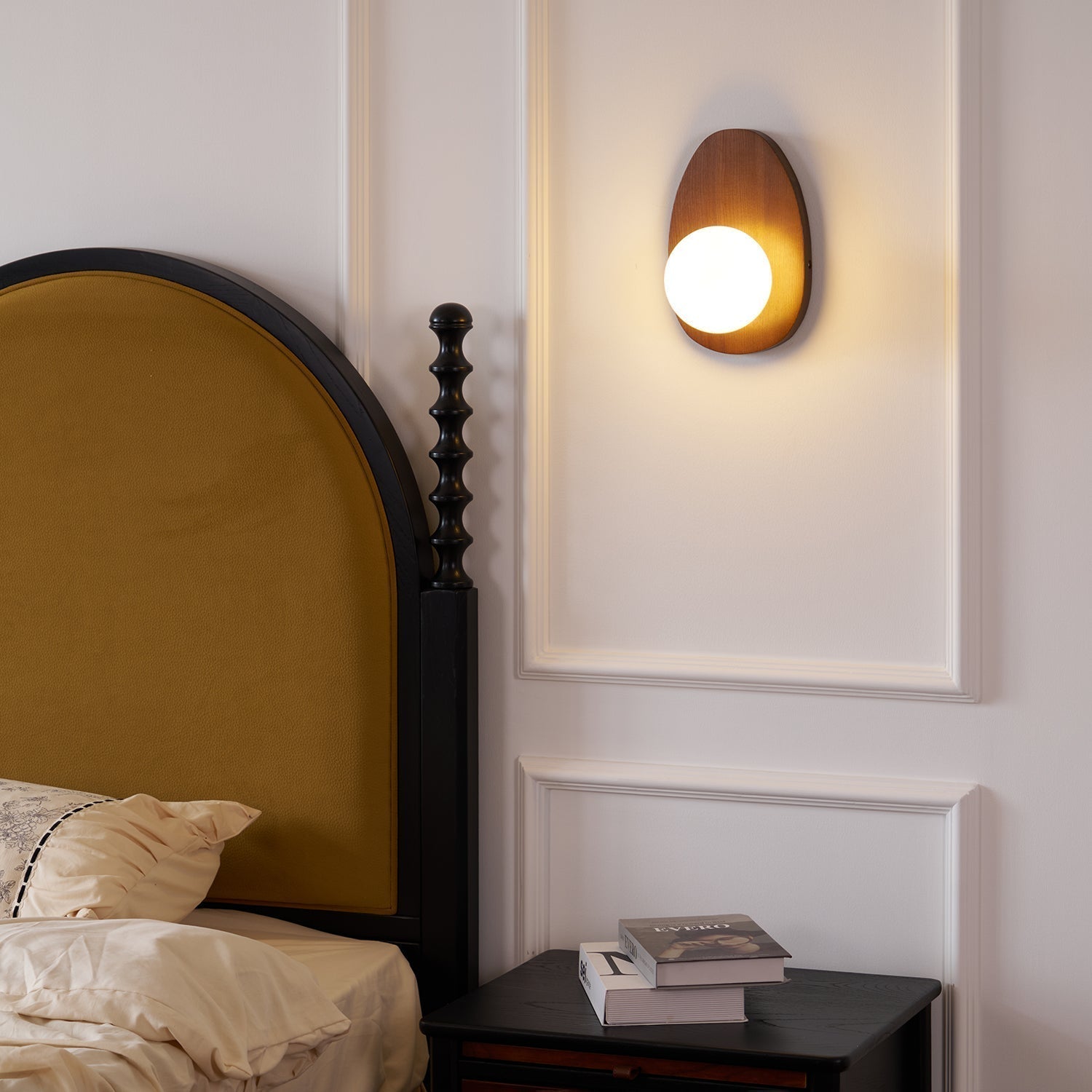 Orba Walnut Wall Lamp - Letslighting