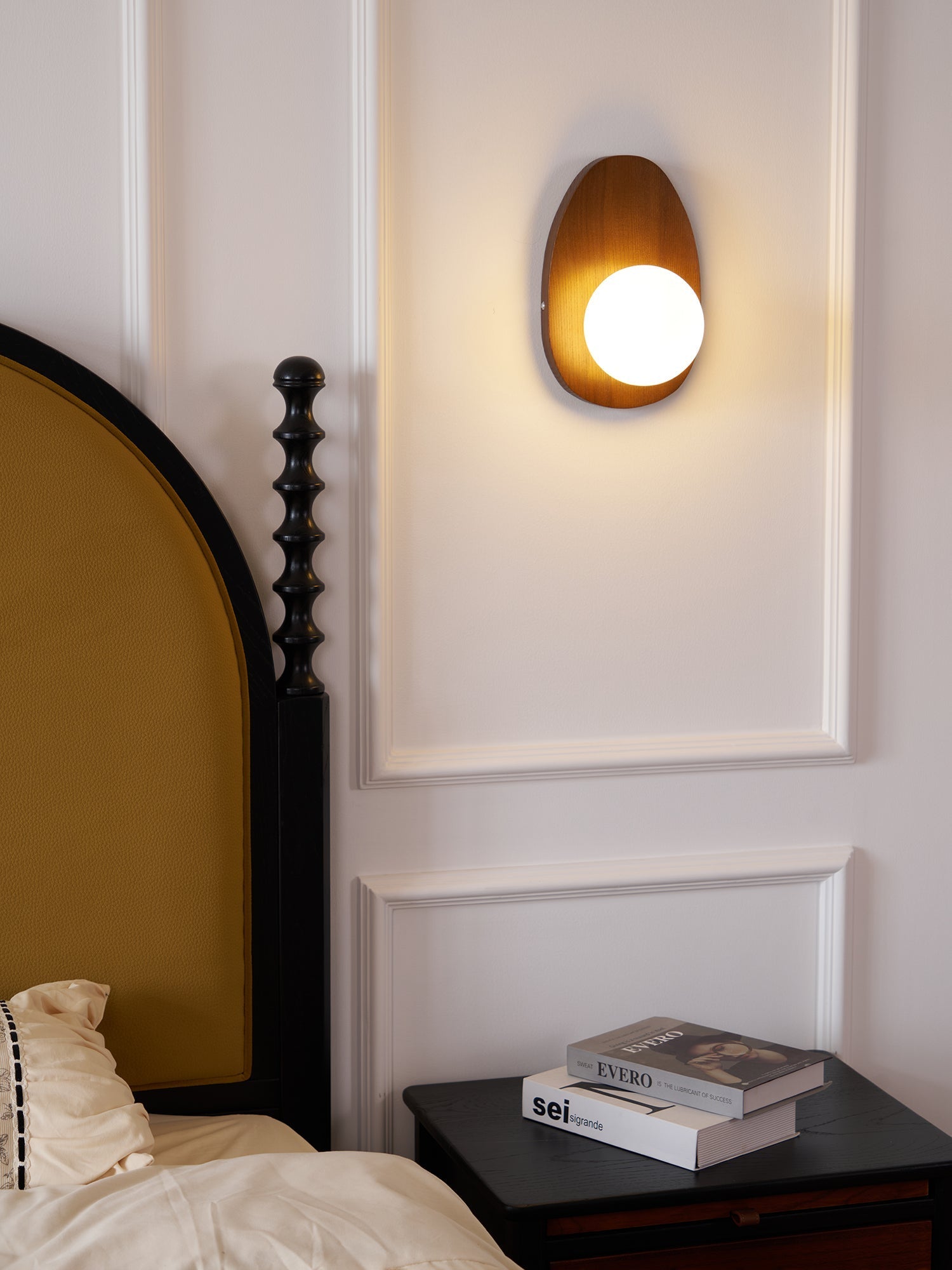 Orba Walnut Wall Lamp - Letslighting