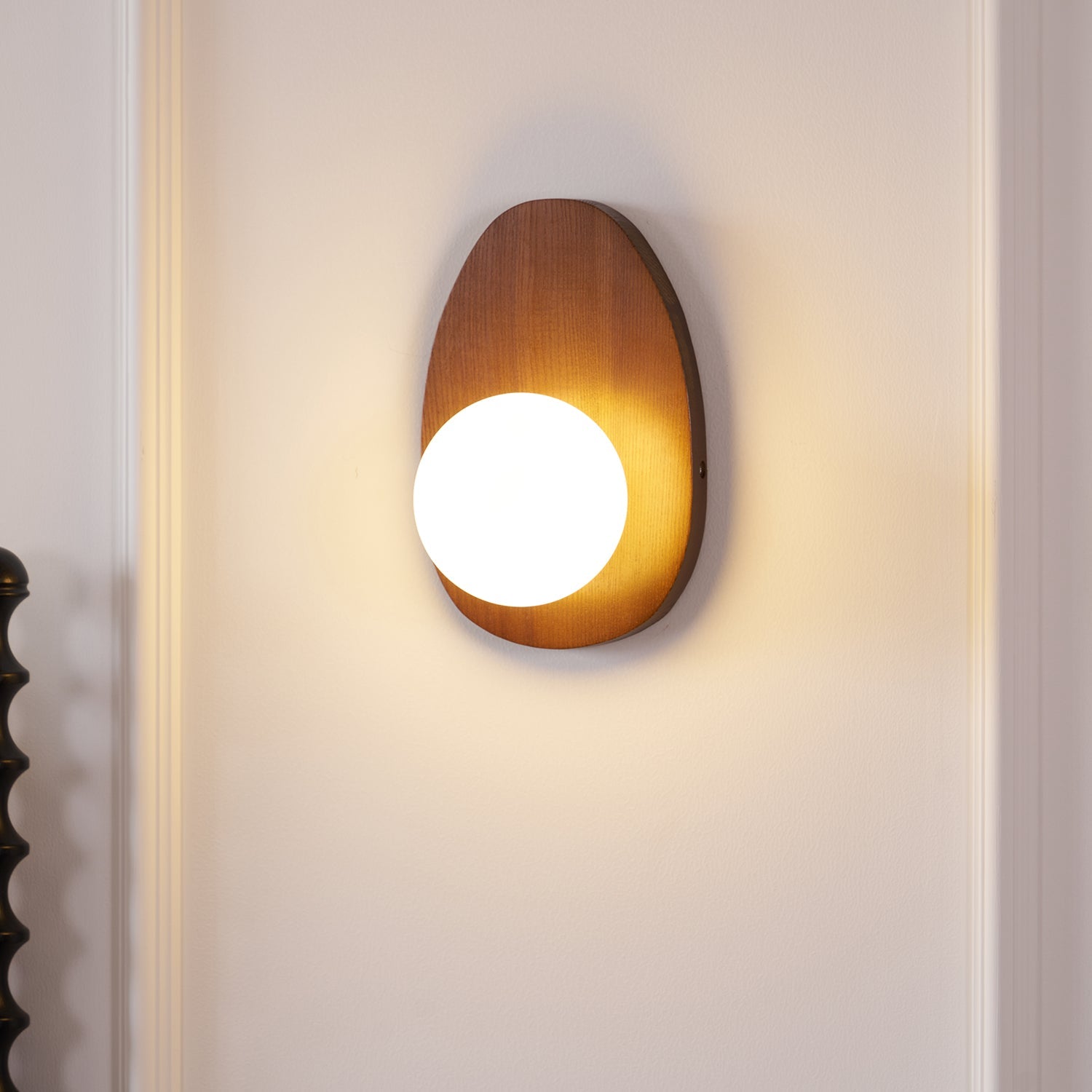 Orba Walnut Wall Lamp - Letslighting