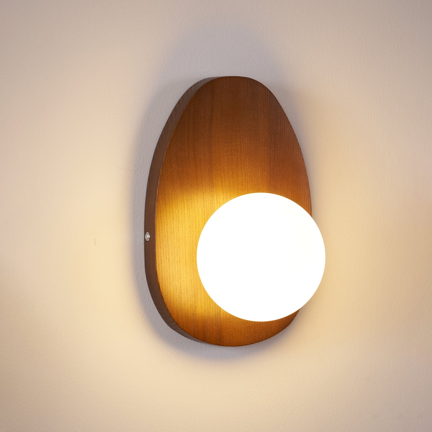 Orba Walnut Wall Lamp - Letslighting