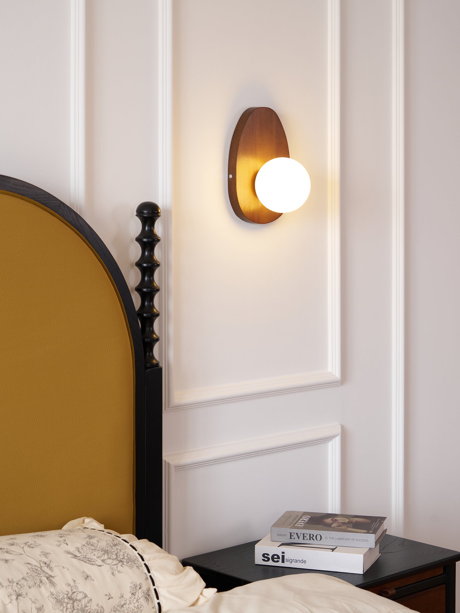 Orba Walnut Wall Lamp - Letslighting
