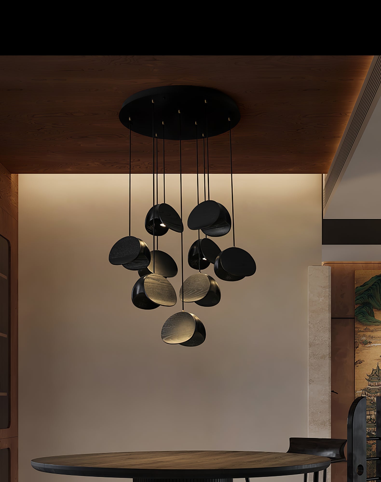 Tavro Minimalist Wood Pendant Light - Letslighting