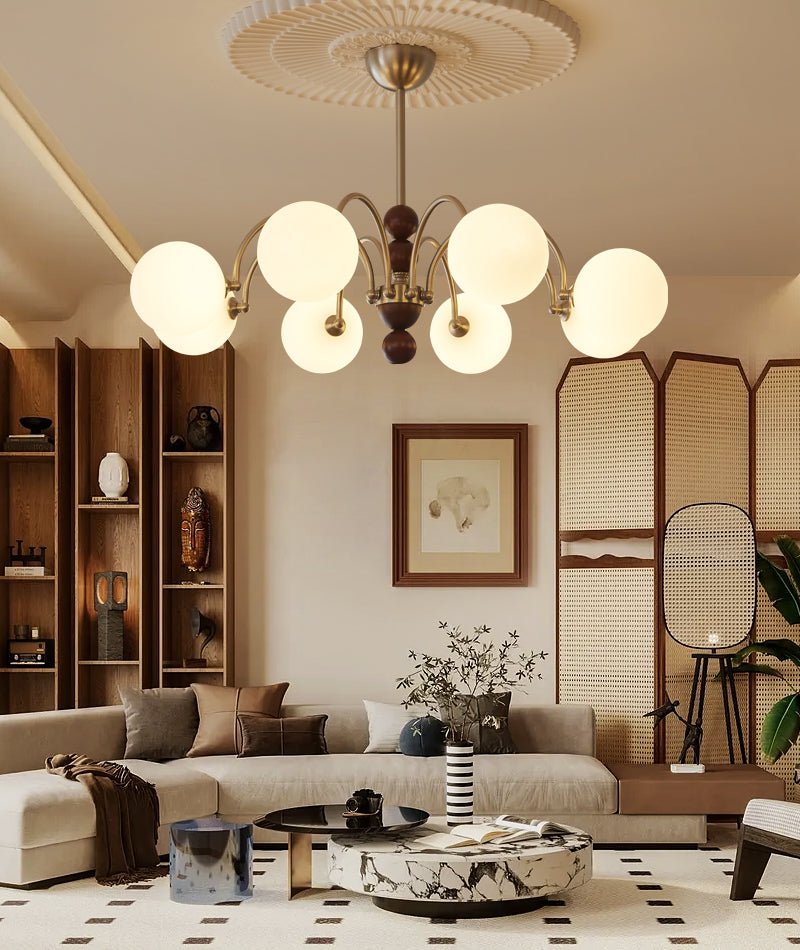 Orbital Curve Chandelier - Letslighting