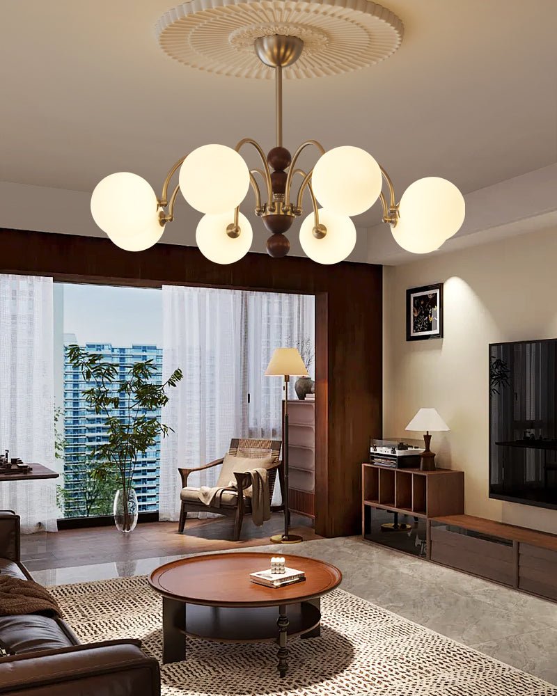 Orbital Curve Chandelier - Letslighting