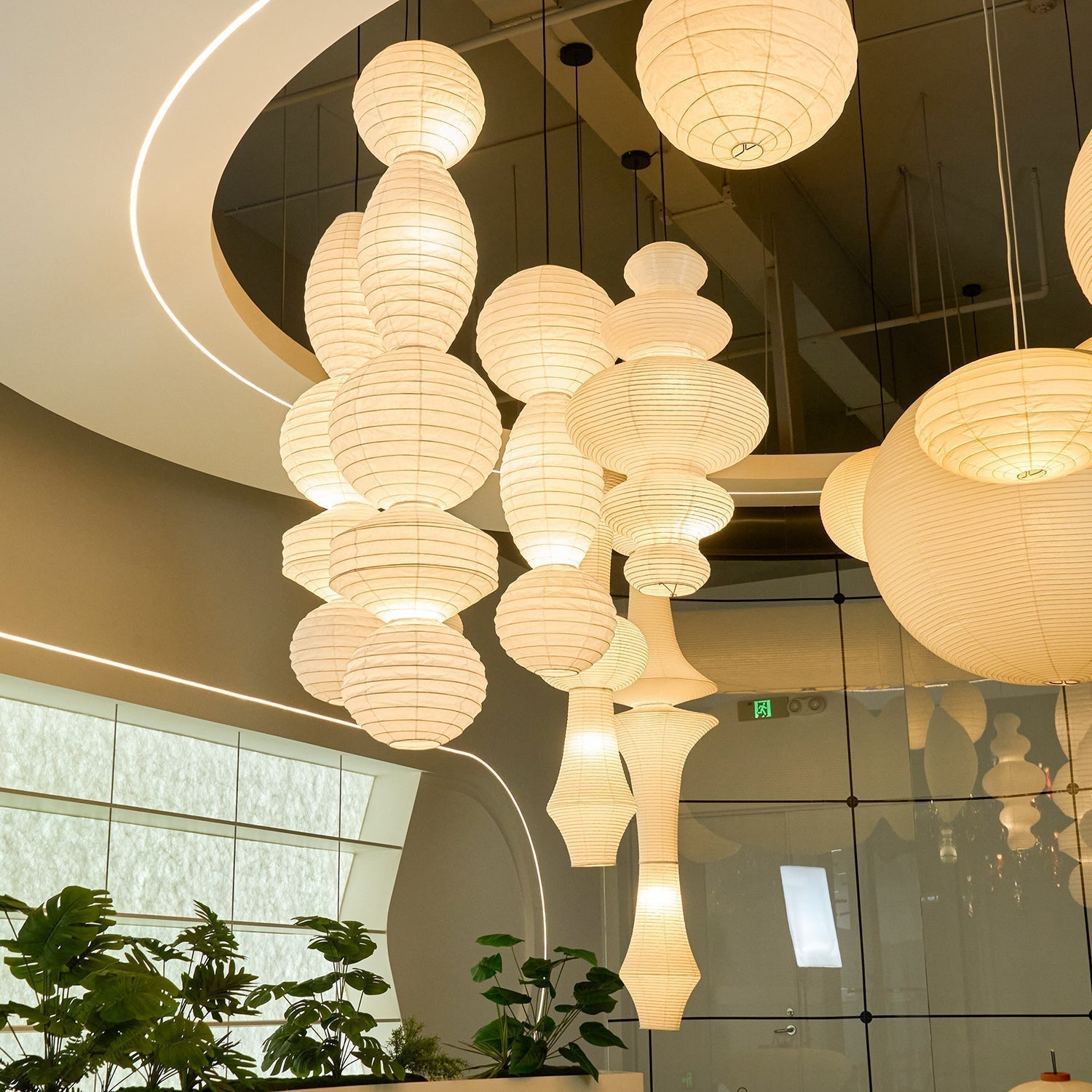 Ori Lantern Series Pendant Lamp - Letslighting