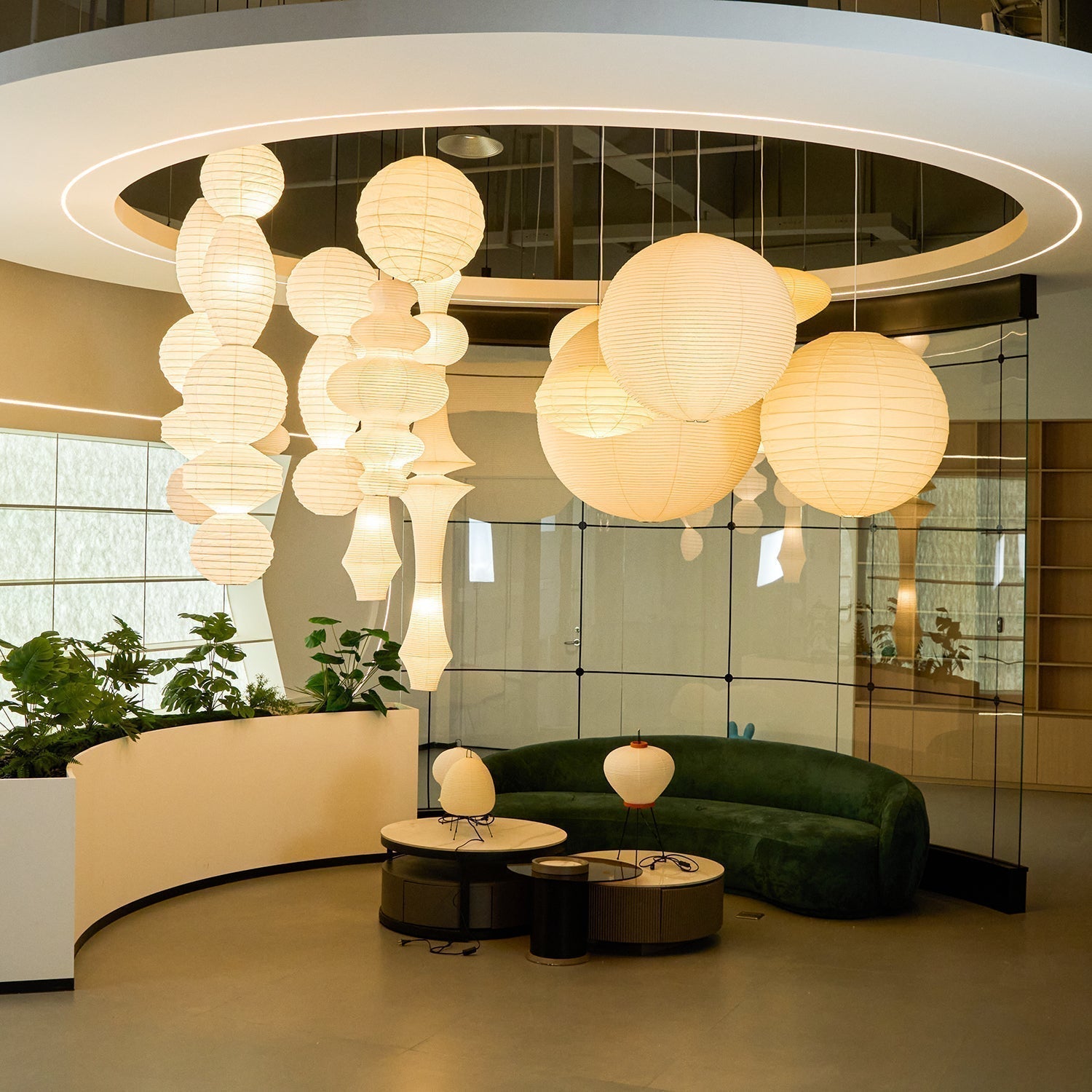 Ori Lantern Series Pendant Lamp - Letslighting