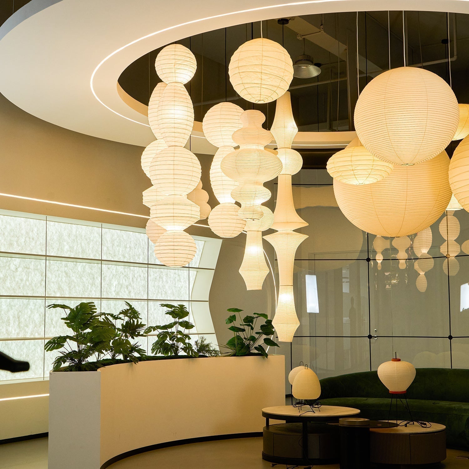 Ori Lantern Series Pendant Lamp - Letslighting