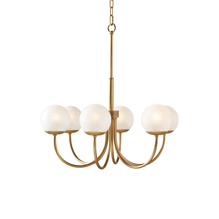 Sysoraris Premium Nordic Art Brass Glass Chandelier - Lamp Copper