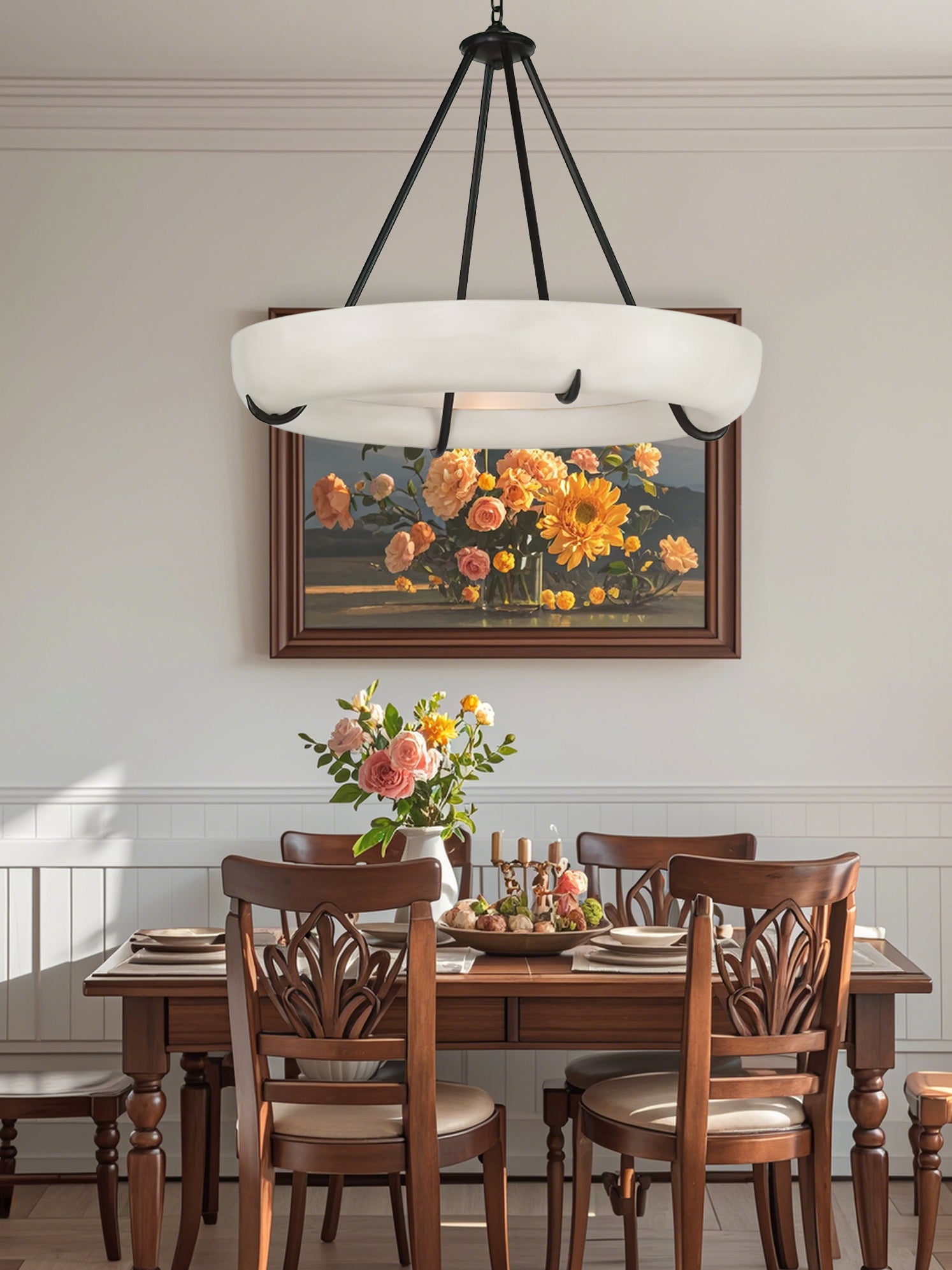 Daria Modern Alabaster Pendant Light - Letslighting