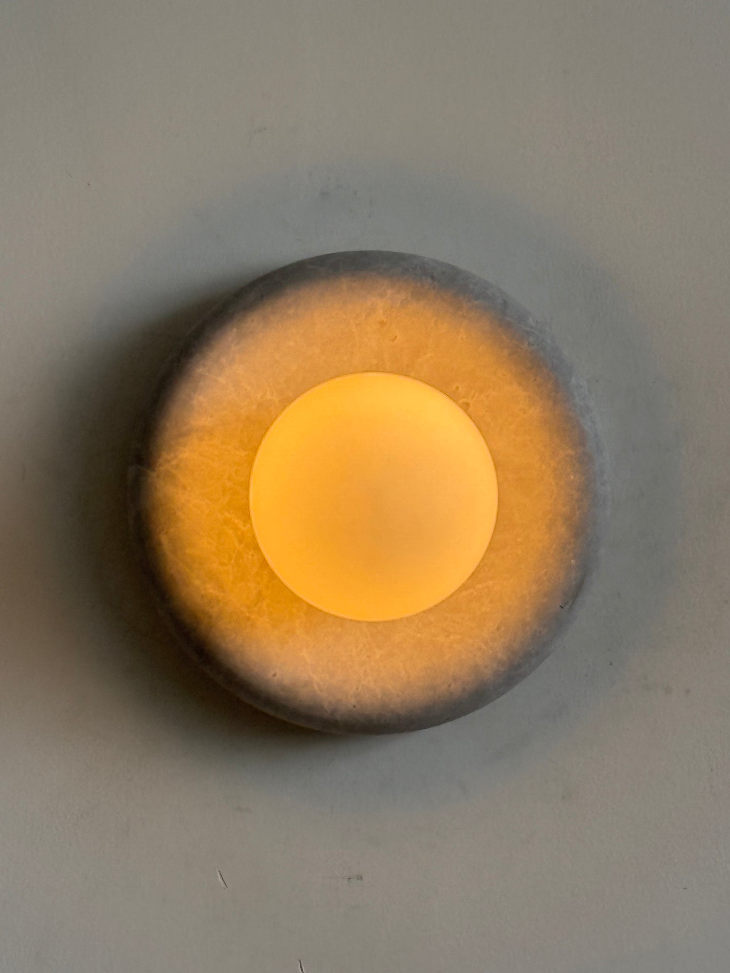 Aurvelyra Nordic Art Classic Grey Glass Marble Sconce Wall Lamp - Lamp Copper