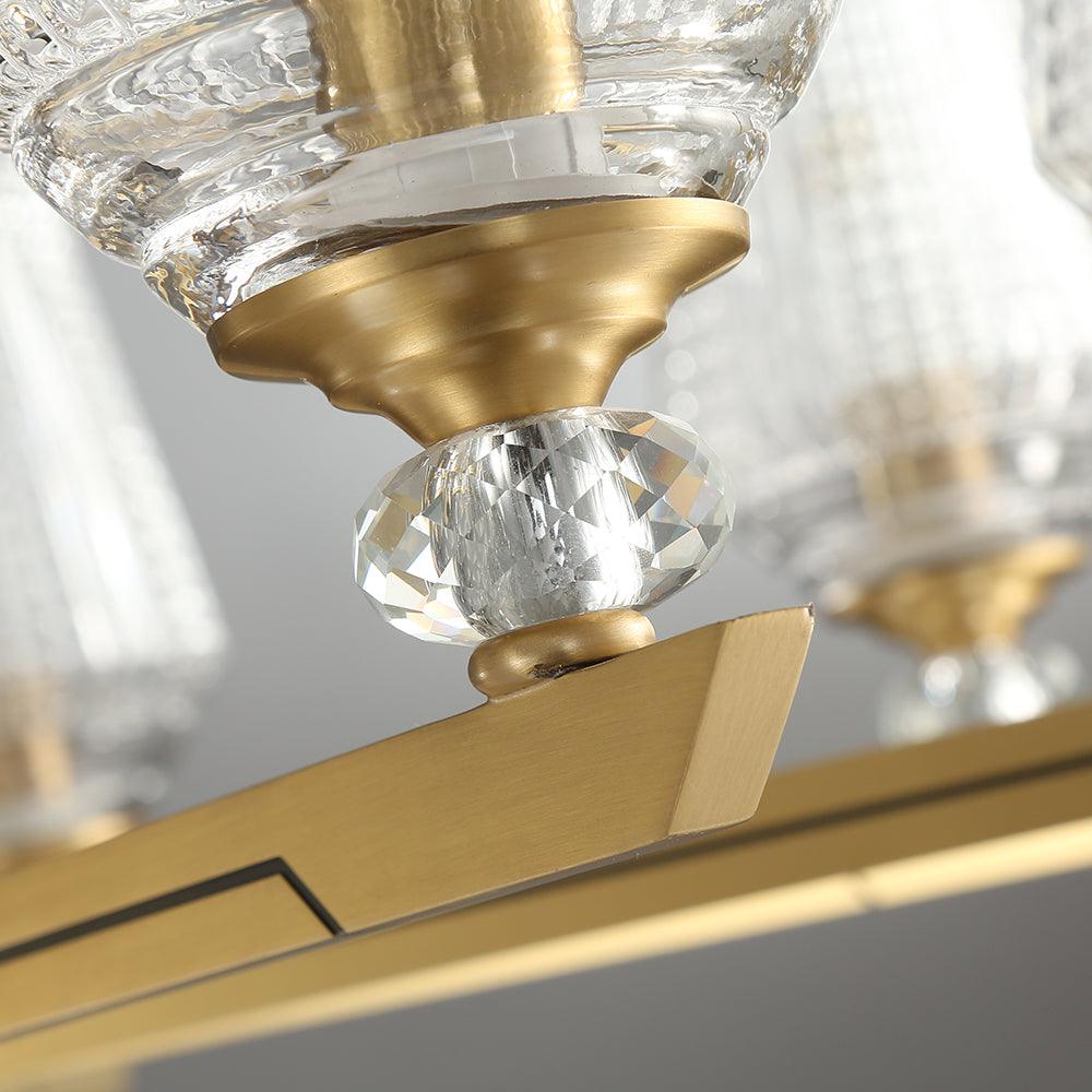 Orrefors Brass Chandelier - Letslighting